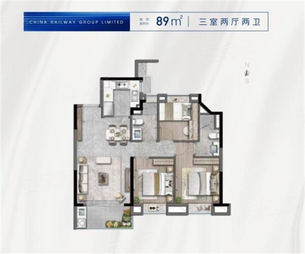3室2厅2卫