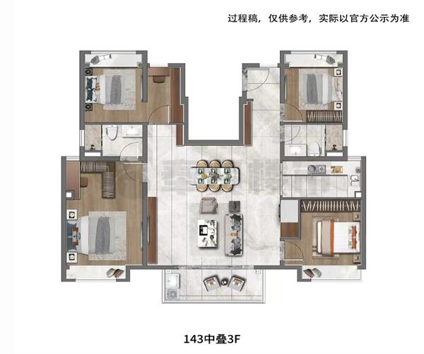 G户型 4室2厅2卫