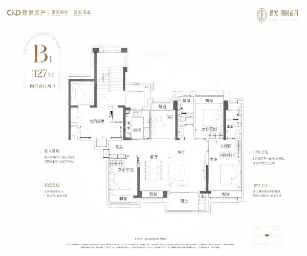B1 4室2厅2卫